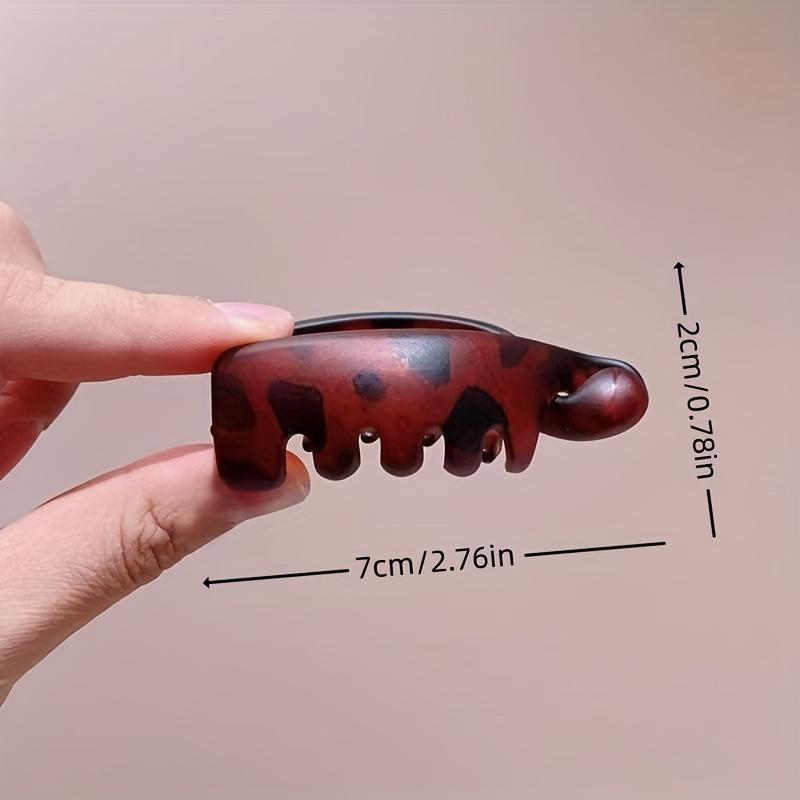 (4PCS) Mini Non-Slip Banana Hair Clips – Lightweight Hair Claw for Thin/Fine Hair Ponytails & Buns