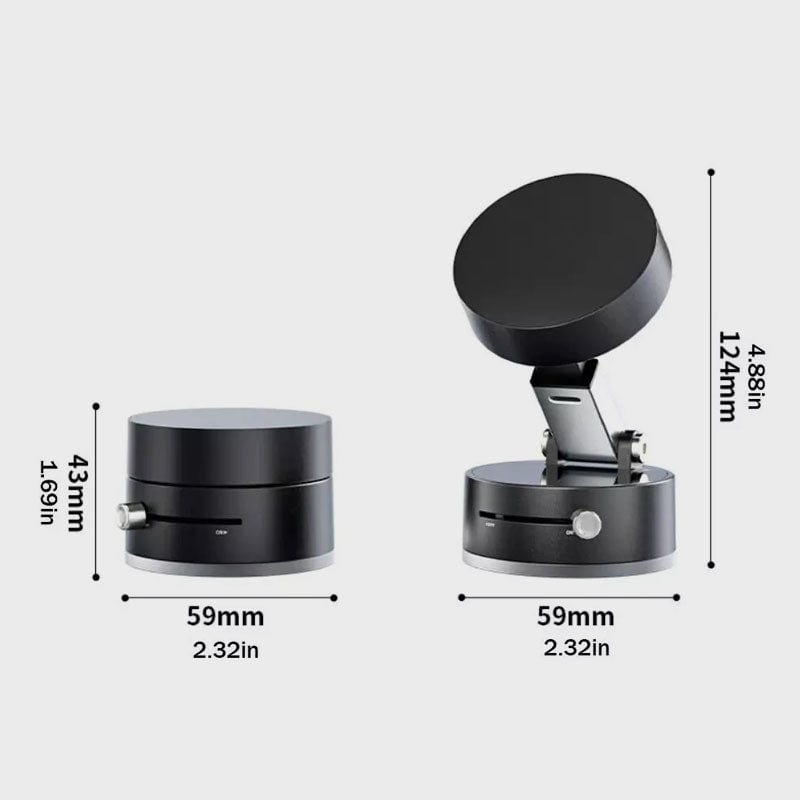 Stick & Go Anywhere! 🎡 | 360° Magnetic Phone Mount for Car, Desk & More
