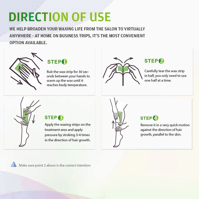 Cucumber & Sage Hair Removal Wax Strips