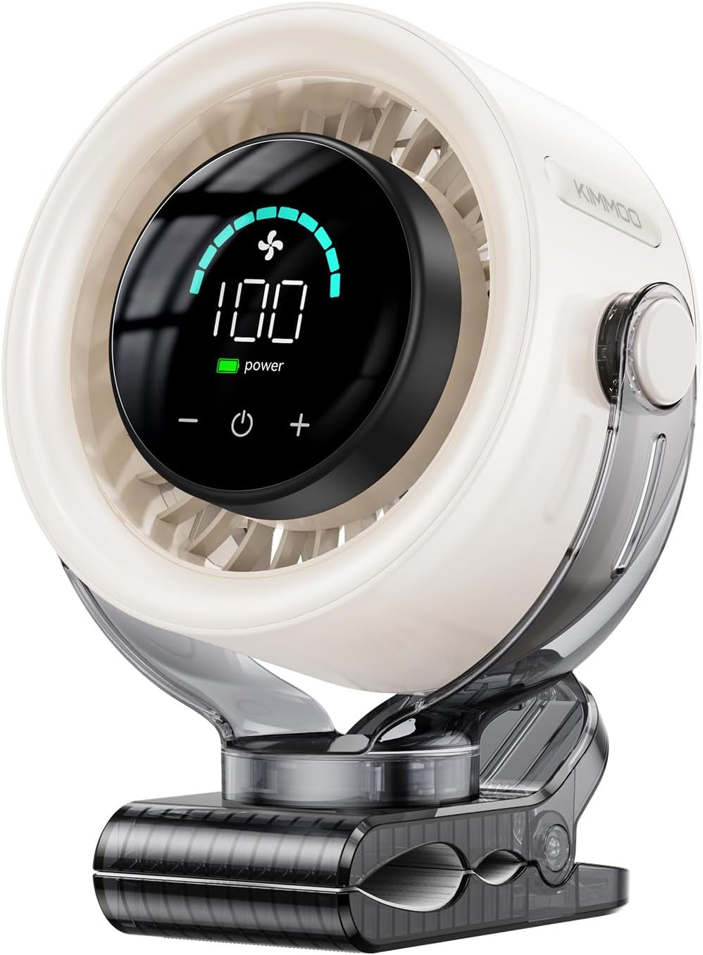 Rechargeable Portable Clip on Fan-100-Speed Touch Control