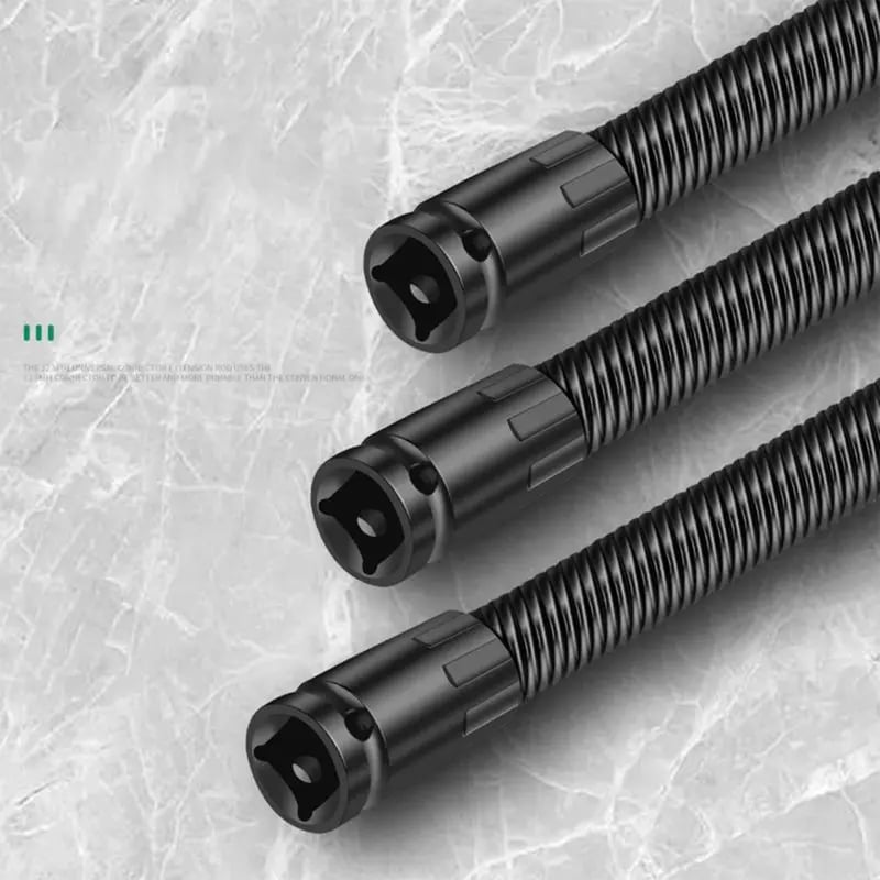 🛠️ 2026 1/2 Flexible Shaft Extension Extender Torque Socket - 🔧Bend, Twist, Conquer Tight Spaces