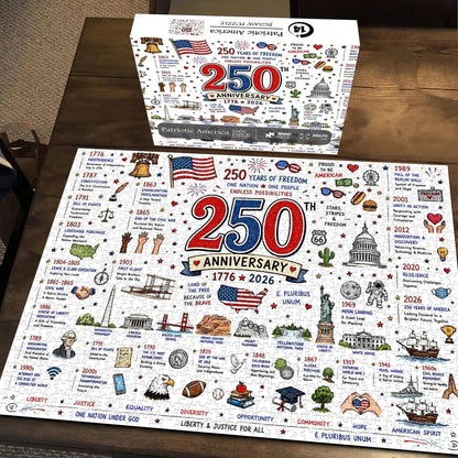 🧩🎁 Patriotic America Jigsaw Puzzle 1000 Pieces
