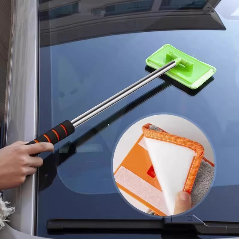 Retractable Microfiber Car Windshield Cleaner Tool