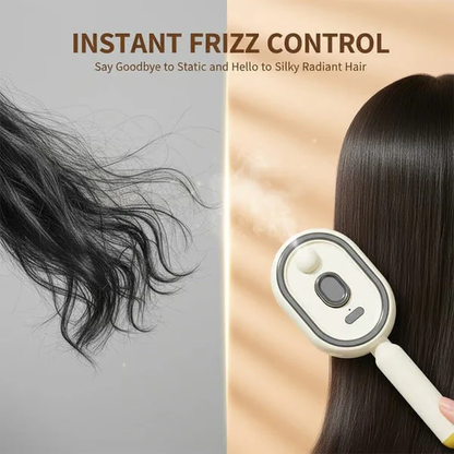 Spray Cushion Brush – Smooths Frizz & Massages the Scalp