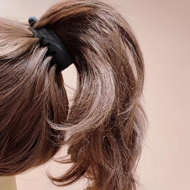 (4PCS) Mini Non-Slip Banana Hair Clips – Lightweight Hair Claw for Thin/Fine Hair Ponytails & Buns