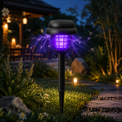 🦟❌Solar-Powered Mosquito Killer Lamp-Outdoor Solar LED Mosquito Killer Garden Lamp