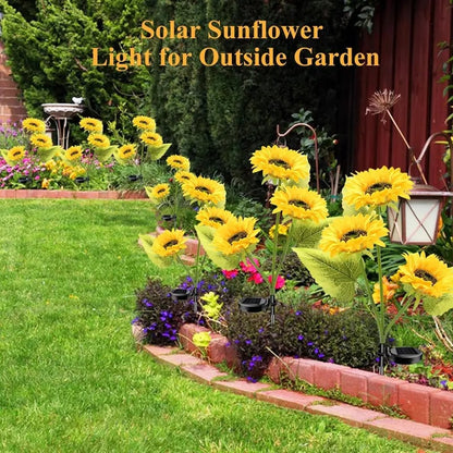 (🔥Hot Sale NOW) 🔥Solar Sunflower Garden Lights