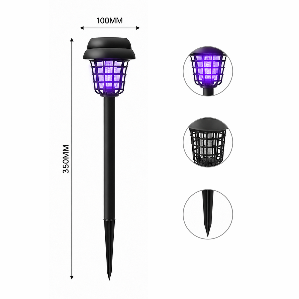 🦟❌Solar-Powered Mosquito Killer Lamp-Outdoor Solar LED Mosquito Killer Garden Lamp