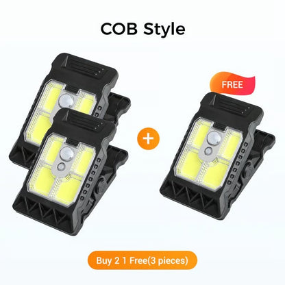 💡 Solar Motion Sensor Wall Light – Outdoor Waterproof Clip Lamp for Garden, Yard, Camping & Pathway 🏡✨