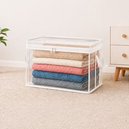 📦👕 Ultimate Moisture-Proof Storage Bags: Extra Large & Fully Transparent 📦