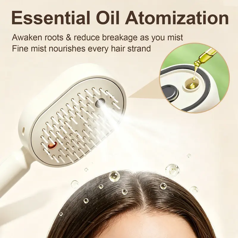 3-in-1 Electric Spray Air Cushion Massage Comb