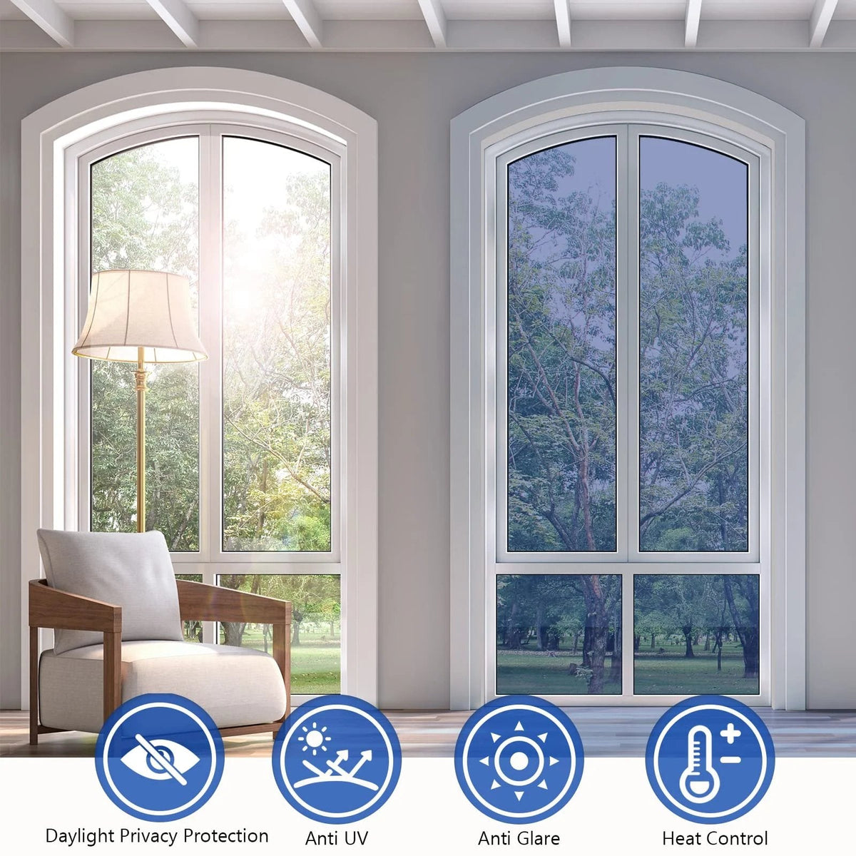🔥HOT SALE 48% OFF🔥Privacy Sun Blocking Anti UV Reflective Window Film - BUY MORE SAVE MORE
