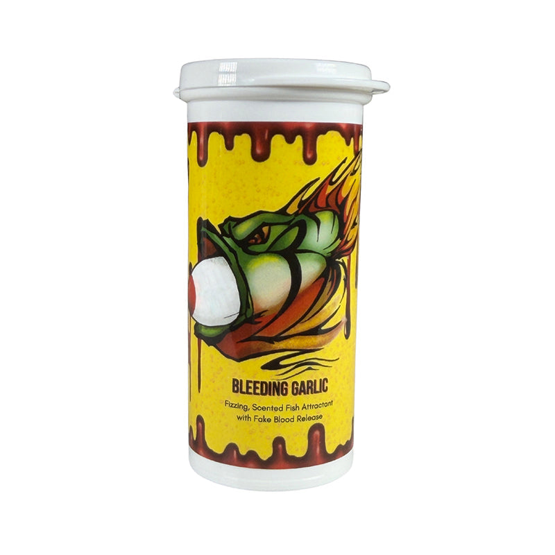 Bleeding Garlic Fizzing Fish Attractant – Triple-Action Blood Trail Lure