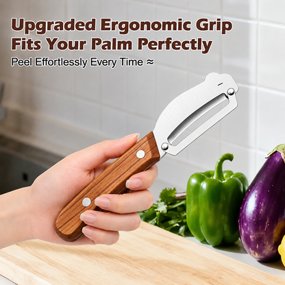 Multi-Functional Vegetable Peeler – Stainless Steel, 2-Piece Set