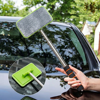 Retractable Microfiber Car Windshield Cleaner Tool