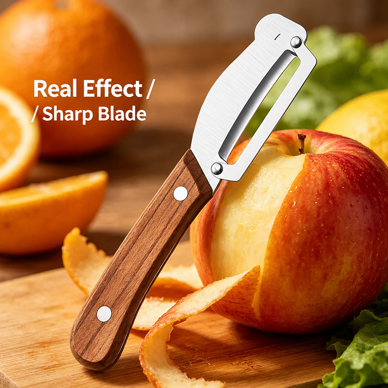 Multi-Functional Vegetable Peeler – Stainless Steel, 2-Piece Set