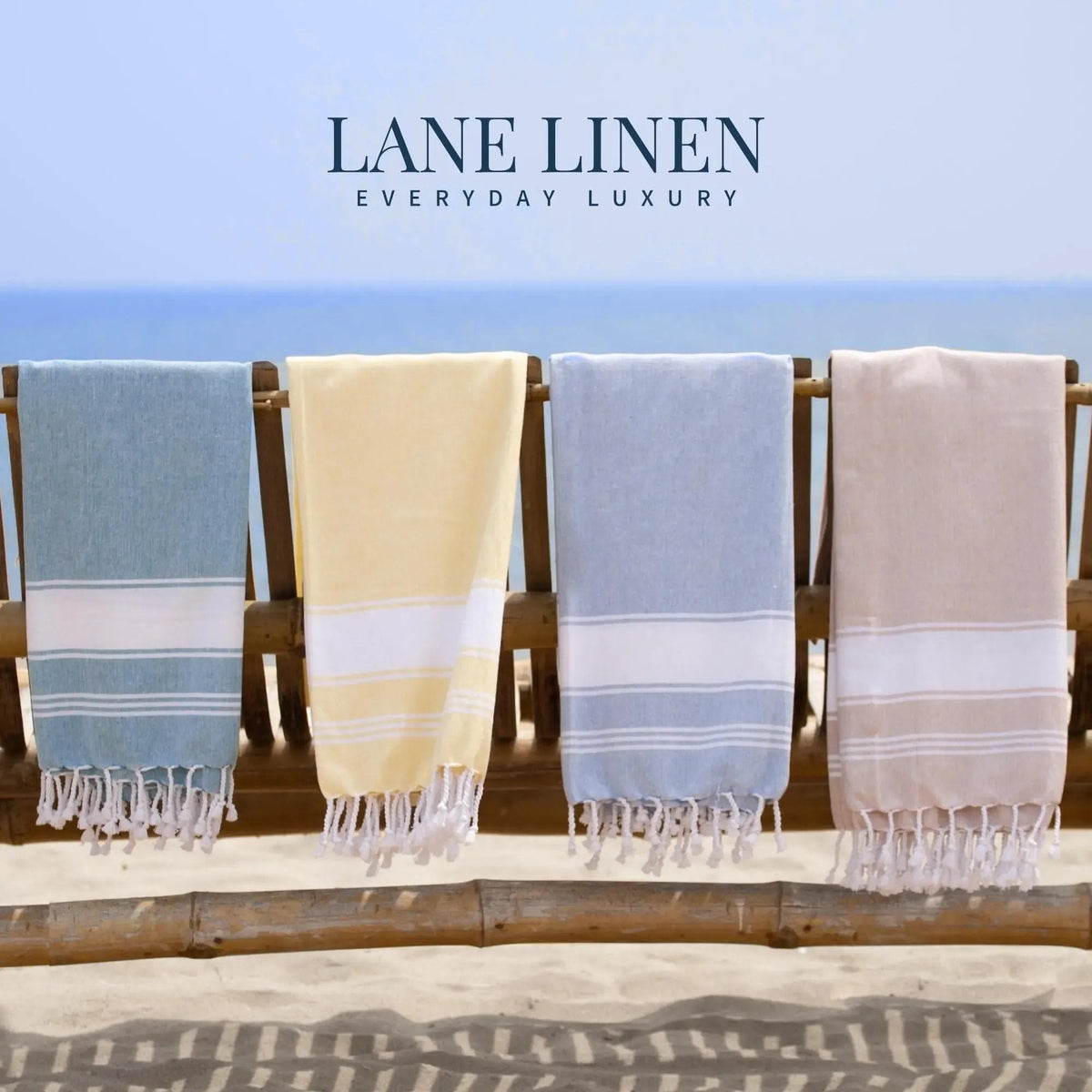 🔥Summer Hot Sale 48% OFF🌴 Lightweight XL Flat-Weave Beach Towel (39” x 71”)