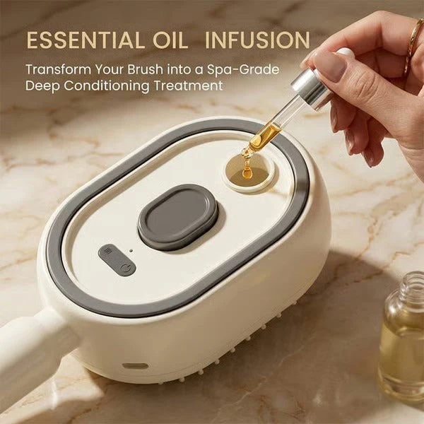Spray Cushion Brush – Smooths Frizz & Massages the Scalp