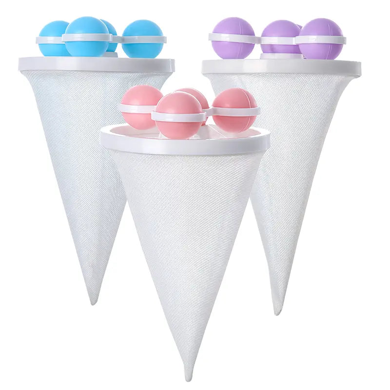 Washing Machine Filter Bag | Reusable Floating Hair Catcher Mesh for Laundry Washer