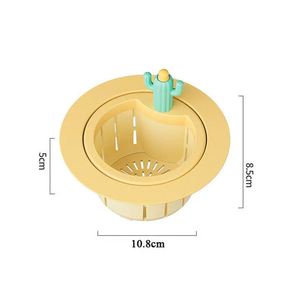 Portable Hands-Free Kitchen Sink Strainer Basket