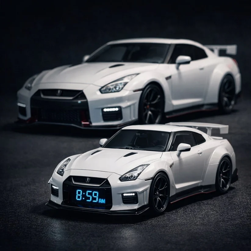 50% OFF🔥Hypercar Alarm Clock| V8 Engine Sounds + Racing Light Effects