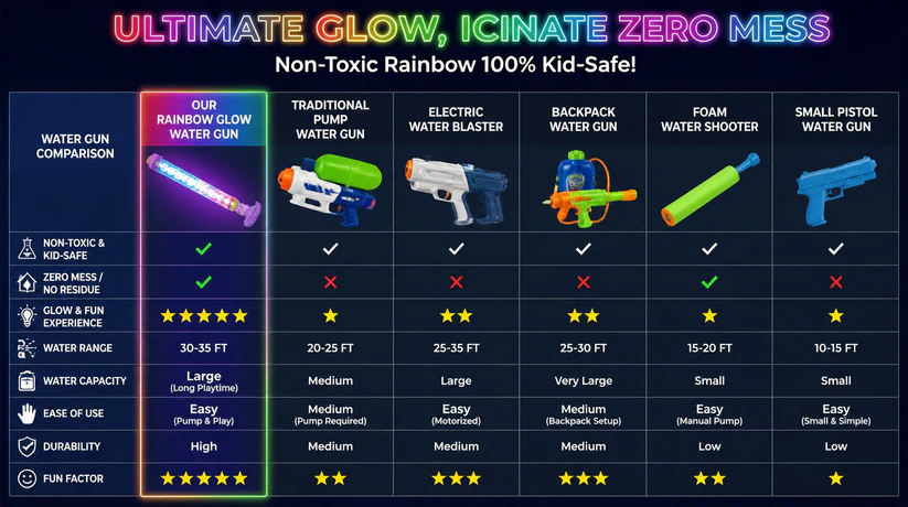 🔥Last Day 50% OFF🌈The LED Water Gun