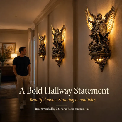 🕊️St. Michael Guardian Angel Wall Light✨