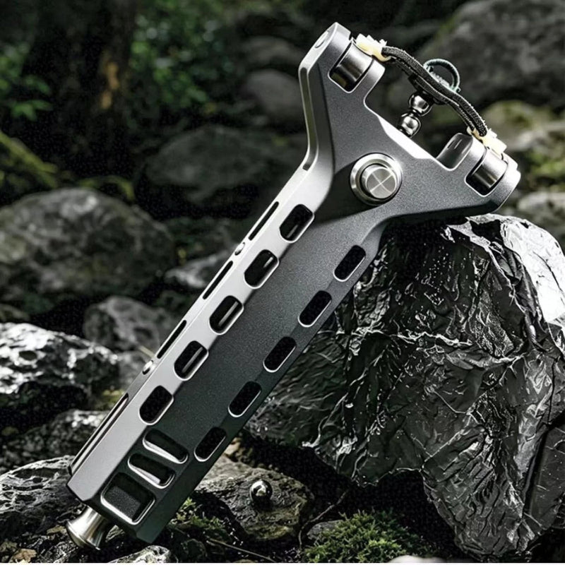 Professional Telescopic Aluminum Alloy Auto-Loading Slingshot Full Kit (200 Steel Balls)