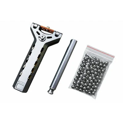 Professional Telescopic Aluminum Alloy Auto-Loading Slingshot Full Kit (200 Steel Balls)
