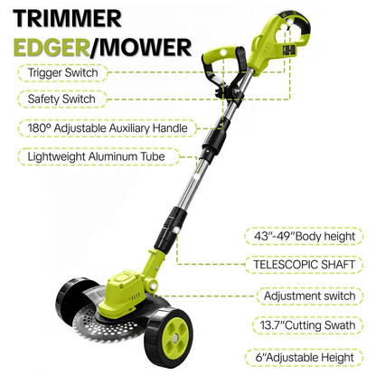 3-in-1 Cordless Grass Trimmer