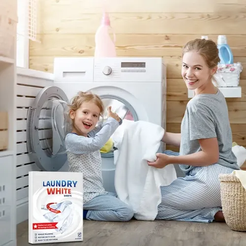 Laundry Whitening Sheets – Deep-Cleaning & Brightening