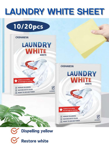 Laundry Whitening Sheets – Deep-Cleaning & Brightening