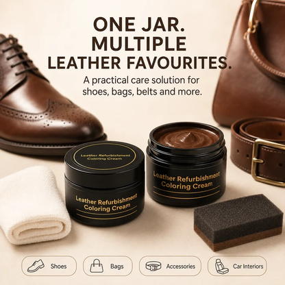 Leather Color Repair Cream – Restore Faded & Scratched Leather