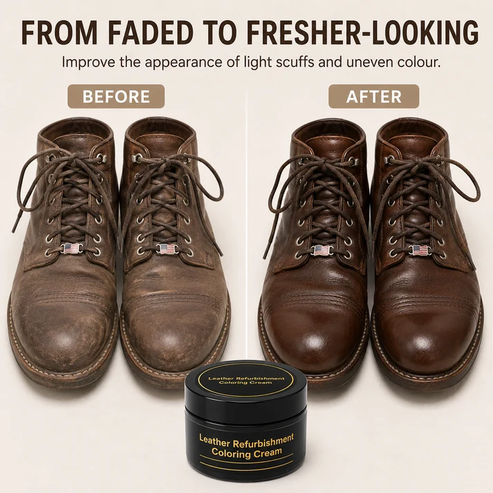 Leather Color Repair Cream – Restore Faded & Scratched Leather