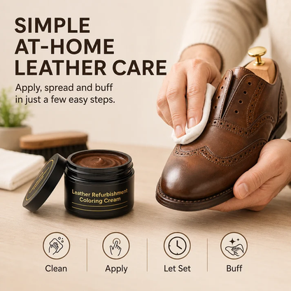 Leather Color Repair Cream – Restore Faded & Scratched Leather