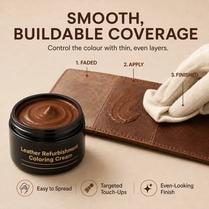Leather Color Repair Cream – Restore Faded & Scratched Leather