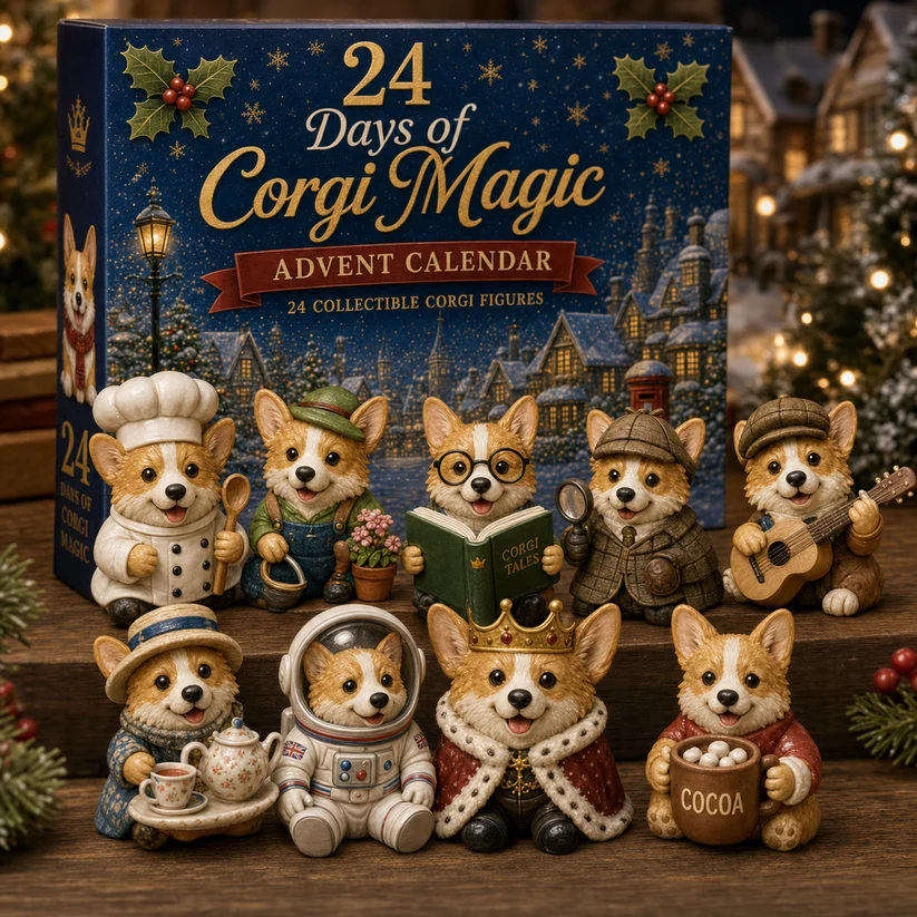 2026 Dog Advent Calendar – 24 Collectible Puppy Figurines