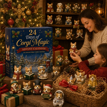 2026 Dog Advent Calendar – 24 Collectible Puppy Figurines
