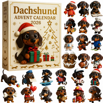 2026 Dog Advent Calendar – 24 Collectible Puppy Figurines
