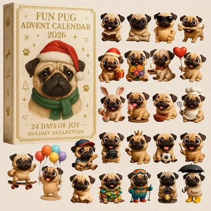 2026 Dog Advent Calendar – 24 Collectible Puppy Figurines