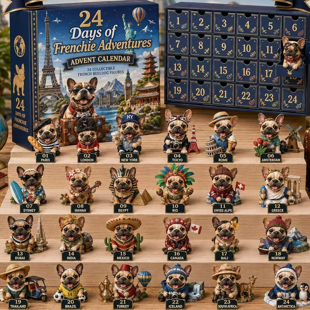 2026 Dog Advent Calendar – 24 Collectible Puppy Figurines