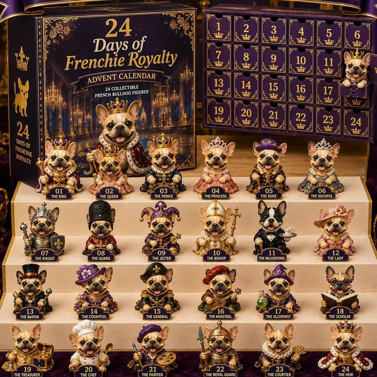 2026 Dog Advent Calendar – 24 Collectible Puppy Figurines