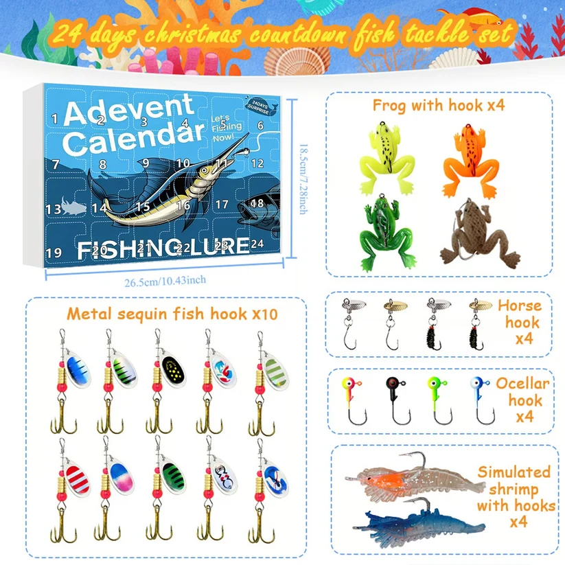 2026 Fishing Advent Calendar – 24 Angler Surprises