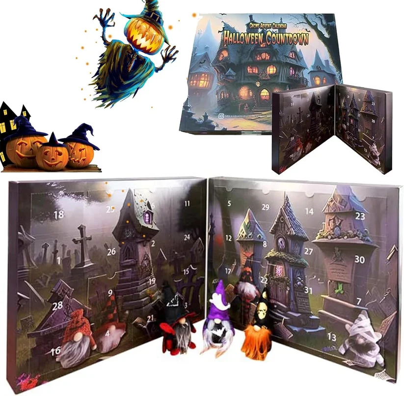 2026 Halloween Gnome Advent Calendar – 24 Spooky Surprises