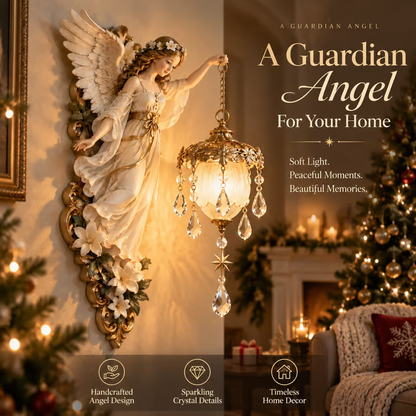 Guardian Angel Crystal Light – Warm Decorative Home Accent