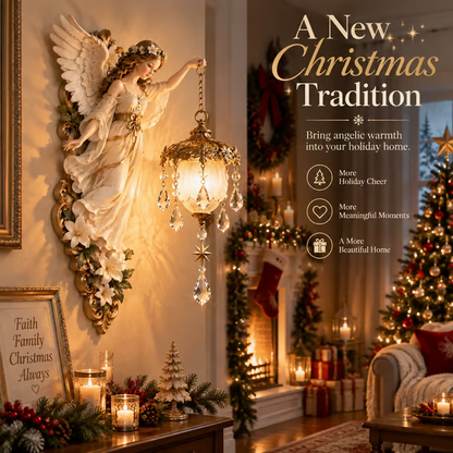 Guardian Angel Crystal Light – Warm Decorative Home Accent