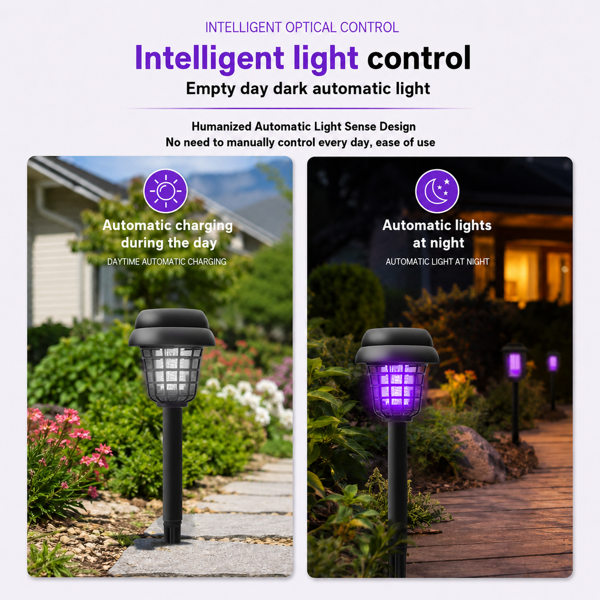 🦟❌Solar-Powered Mosquito Killer Lamp-Outdoor Solar LED Mosquito Killer Garden Lamp