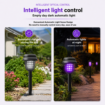 🦟❌Solar-Powered Mosquito Killer Lamp-Outdoor Solar LED Mosquito Killer Garden Lamp