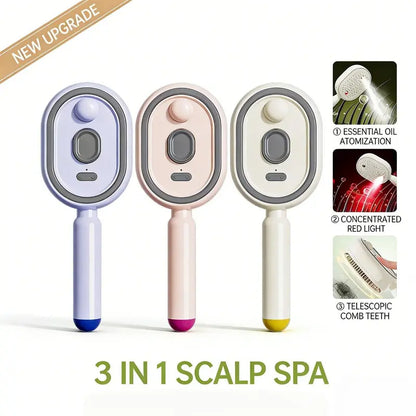 🌸LAST DAY 50% OFF✨Steam Mist Straightening Comb – Easy Salon-Like Hair