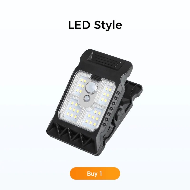💡 Solar Motion Sensor Wall Light – Outdoor Waterproof Clip Lamp for Garden, Yard, Camping & Pathway 🏡✨
